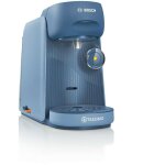 Machine  caf multifonctions bosch tassimo t16 finesse - distributeur de boissons en bleu avec clairage ...