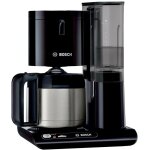 Bosch - haushalt tka8a053 cafetire noir, acier inoxydable nombre de tasse=8 verseuse thermofuge