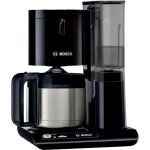 Bosch - haushalt tka8a053 cafeti�re noir, acier inoxydable nombre de tasse=8 verseuse thermofuge