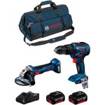 Bosch - kit 2 outils gsr / gws / gks / gsa / gst + 2 x batterie 18v 4. 0ah li - ion - 0615990m4a