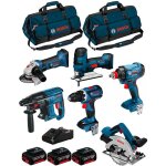 Bosch - kit 18v bk602bag (gdx 18v - 180 + gbh 18v - 21 + gks 18v - 57 + gst 18v - li s + gws 18 - 125v ...