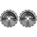Bosch - kit 2 lames scie circulaire pour bois 235x30 / 25, 8mm 2608644656