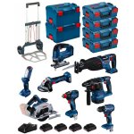 Bosch - kit bk803 (gst18v - 125b + gks18v - 57 - 2 + gdx18v - 200 + gbh18v - 22 + gsa18v - 28 + gli18v ...