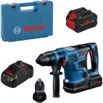 Bosch professional - marteau perforateur sans fil biturbo gbh 18v - 34 cf bosch avec 2 batteries 5, 5 ...