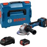 Bosch - meuleuse d'angle sans fil gws 18v - 11 s professional 125 mm 18 v 2x5 0 ah accu. + l - boxx 136 ...