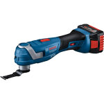 Bosch - outillage - ponceuse oscillante sans fil 18v avec accessoires, 1 batterie 4, 0 ah, chargeur 06018g2021 ...