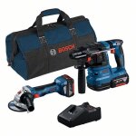 Bosch - pack marteau perforateur et meuleuse 0615a50037