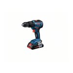 Perceuse a percussion bosch professional gsb 18v - 55 + 2 batteries 2, 0ah + chargeur gal 18v - 40