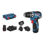 Perceuse visseuse sans fil gsr 12v - 35 fc bosch pro + 2 batt. 3. 0ah + l - boxx - 06019h3000