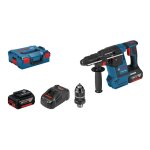 Bosch professional - marteau perforateur sans fil gbh 18v - 26 f bosch avec 2x batteries 5, 0 ah avec ...