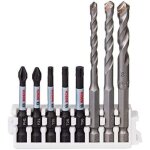 Bosch professional 260925c157 assortiment de 8 embouts de vissage et de forets pour carrelage impact ...