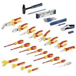 Bosch professional ? coffret d'�lectricien 37 pi�ces ? outils isol�s vde jusqu'� 10 000v ? acier au chrome ...