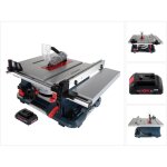 Bosch professional gts 18v - 216 scie circulaire sur table sans fil 216mm 18v biturbo brushless + 1x ...