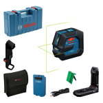 Bosch professional ? laser � ligne verte 20m ? 2 lignes laser ? classe 2 ? auto - nivellement �4% ? ip65 ...