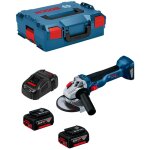 Bosch professional - meuleuse bosch gws 18v - 10 (2 x 5, 0 ah gal1880cv l - boxx 136)