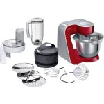 Bosch - haushalt mum58720 robot de cuisine 1000 w rouge fonc, argent (mat)