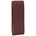 Bosch set de 3 bandes abrasives pour ponceuses � bande, qualit� rouge