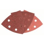 Set de feuilles abrasives pour ponceuse delta 25 pi�ces 6 trous auto - agrippants 93 mm 60 120 240 - ...
