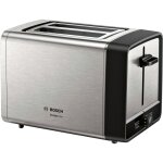 Bosch - tat5p420 grille - pain 2 tranche(s) 970 w noir, acier inoxydable