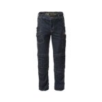 Bosseur - pantalon harpoon multi jean indigo - avec absorbeur de chocs aux genoux