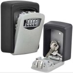 Bote cl scurise exterieur, boite a clefs murale de avec code 4 chiffres, boitier porte clef de stockage ...