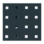 Bott - panneau perforé l. 457xl1486 mm gris anthracite ral 7016 Bott - panneau perforé l. 457xl1486 mm gris anthracite ral 7016