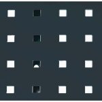 Bott - panneau perfor� l. 457xl1486 mm gris anthracite ral 7016