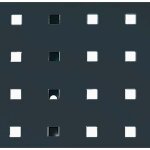 Bott - panneau perfor� l. 457xl1486 mm gris anthracite ral 7016