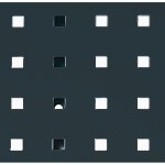 Bott - panneau perfor� l457xl495mm gris anthracite, ral 7016