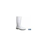Botte d'eau pvc blanche taille 37