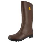 Bottes genou caoutchouc nitrile antistatiques src marron tailles 39 - 46 - 46