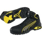 Bottes de scurit ams. mid gr. 46 noir / jaune s3l fo sr 20345:2022 cuir