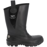 Botte de s�curit� hiver - tige pvc / nitrile - fourrure polyester - t. 44 - noir - borne44