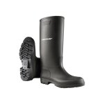 Botte wellington noire en pvc taille 45 botte haute dunlop