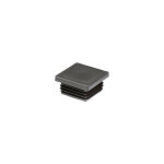 Vis express - bouchon carr� 40x40 epaisseur tube 1. 5 � 3. 5 polyethyl�ne noir - 1 pi�ce