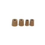 Bouchons coniques assortis percs   13 mm pour vinaigrier - 4 pices - duhalle
