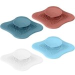 Bouchons evier cuisine, bouchon baignoire universel en silicone bouchon de filtre accessoires de pour ...