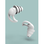 Bouchons d'oreilles anti bruit sommeil etanches en silicone 33db antibruit blocage du son les bouchons ...