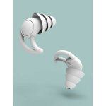 Bouchons d'oreilles anti bruit sommeil etanches en silicone 33db antibruit blocage du son les bouchons ...