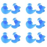 Bouchons d'oreilles - professionnels - silicone - �tanches - anti - bruit - lot de 6 paires