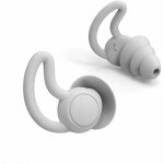 Bouchons d'oreille r�utilisables en silicone haute fid�lit� pour dormir (r�duction de 40 db), natation, ...