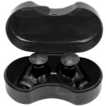 Bouchons d'oreilles - silicone - noir - �tanches - r�utilisables - confortables