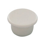 Bouchon pvc t�te affleurante - diametre : 12 - hauteur : 8 - teinte : blanc - roto
