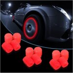 Bouchon valve pneu voiture fluorescent, 12 pcs lumineux valve pneu voiture avec lumineux couverture, ...
