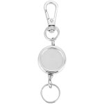 Boucle de cl� anti - vol tout m�tal avec corde nylon extensible haute r�silience