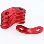 Boucle de r�glage coulissante pour corde de tente de camping ext�rieure, en alliage d'aluminium, pour ...