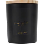 Bougie parfum�e sans fum�e pour maison, salle de bain et bureau, couvercle en bois, d�coration d'int�rieur ...