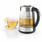 Klarstein - bouilloire - 1, 7 l & passe - th� - 2 - en - 1 - 2200w led - bouilloire �lectrique - inox ...