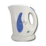 Bouilloire �lectrique blanche 0, 6 litres 600w, sans fil, r�sistance en acier inoxydable