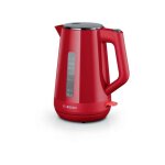 Bosch - bouilloire electrique twk1m124 mymoment - rouge - capacit� 1, 7l - base 360� - filtre anti - ...
